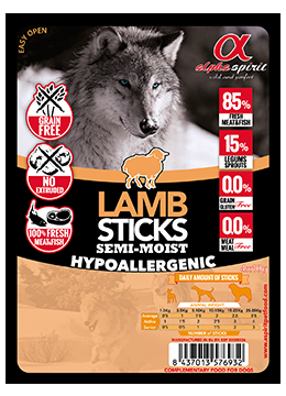 Alpha Spirit Sticks Лакомство для собак с ягненком