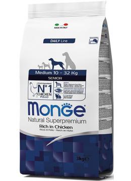 Monge Medium Senior с курицей