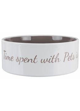 Trixie Pet's Home Bej Миска керамическая кремовая