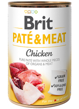 Brit Patе & Meat Chicken с курицей