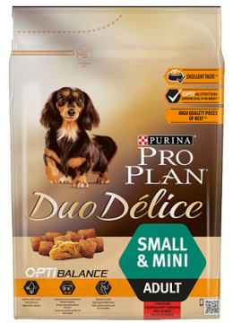 ProPlan Duo Delice Adult Small & Mini с говядиной