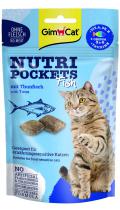 GimCat Nutri Pockets Fish подушечки с тунцом