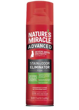 8in1 Nature’s Miracle Advanced Stain and Odor Eliminator - Foam Усиленная форма от пятен для котов