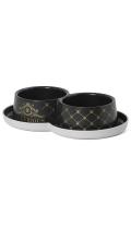 Moderna Double Trendy Dinner Luxurious Рets Миска двойная