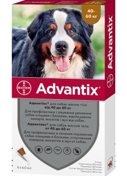 Elanco Advantix для собак от 40 до 60 кг