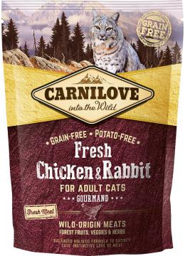 Carnilove Fresh Cat Курица и кролик для взрослых кошек