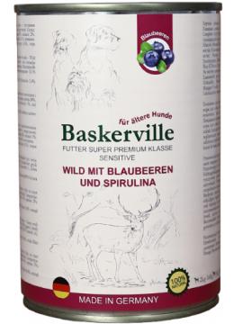 Baskerville Dog Sensitive Оленина с черникой и спирулиной