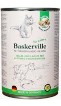 Baskerville Cat Телятина и лосось с пастернаком и кресс-салатом
