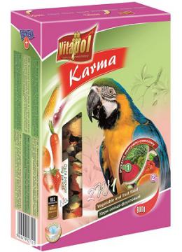 Vitapol Karma Корм с овощами и фруктами для крупных попугаев