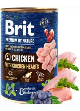 Brit Premium by Nature куриные сердечки