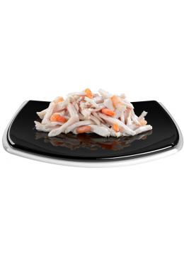 GimCat ShinyCat Filet Консервы Цыпленок с креветками