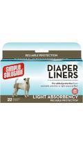 Simple Solution Disposable Diaper Liners - Flow Light  Гигиенические прокладки для собак, 22шт