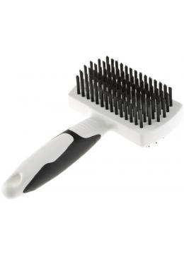 Ferplast Gro 5765 Premium Slicker Brush Двусторонняя щетка-пуходерка