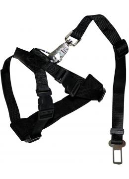 Croci Harness Safety Belt Шлея безопасности в авто черная