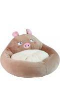 Croci Fluffy Doubt Pig Лежак для котов и собак круглый