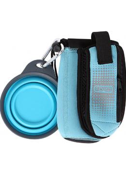Dexas BottlePocket  Сумка со складной миской для воды и аксессуаров