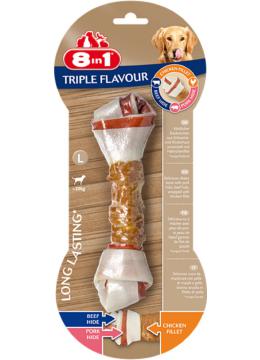 8in1Triple Flavour Bones Жевательная кость для собак