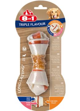 8in1Triple Flavour Bones Жевательная кость для собак