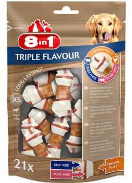 8in1Triple Flavour Жевательные кости для собак
