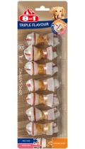 8in1Triple Flavour Жевательные кости для собак с куриным филе