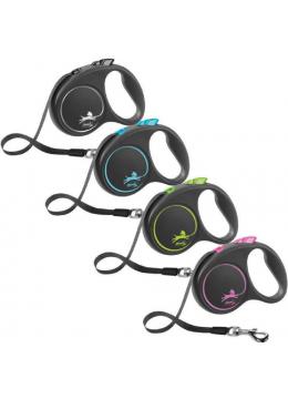 Flexi Рулетка Black Design S 5м 15кг лента