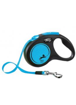 Flexi Рулетка Neon S 5м до 15кг лента