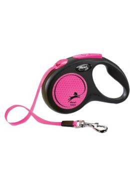Flexi Рулетка Neon S 5м до 15кг лента
