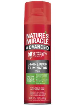 8in1 Nature’s Miracle Advanced Dog Stain & Odor Eliminator Аэрозоль-пена с усиленным действием от запахов собак
