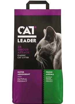 Cat Leader Classic 2xOdour Attack Fresh Комкующийся