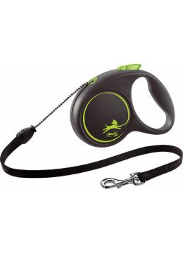 Flexi Рулетка Black Design М 5м до 20кг трос