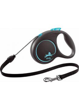 Flexi Рулетка Black Design М 5м до 20кг трос