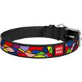 Изображение 1 - Collar WauDog Design Витраж кожаный ошейник черный