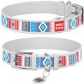 Изображение 1 - Collar WauDog Design Этно кожаный ошейник белый