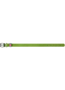 Collar WauDog Classic Кожаный ошейник салатовый