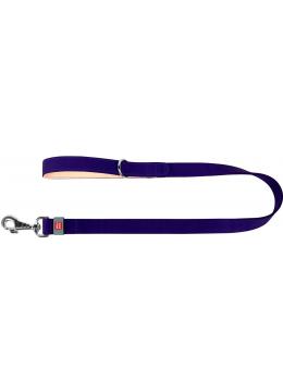Collar WauDog Classic Кожаный поводок фиолетовый