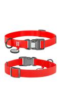 Collar WauDog Waterproof Водостойкий ошейник красный
