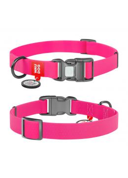 Collar WauDog Waterproof Водостойкий ошейник розовый
