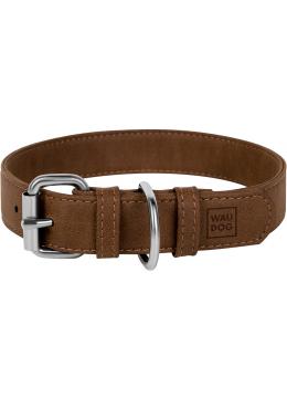 Collar WauDog Eco Ошейник из экокожи коричневый