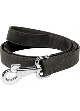 Collar WauDog Eco Поводок из экокожи серый