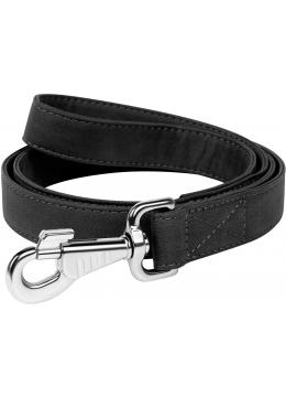 Collar WauDog Eco Поводок из экокожи черный