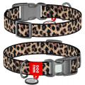 Изображение 1 - Collar Waudog Nylon з qr паспортом ошейник цвет леопард