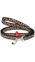 Collar Waudog Nylon нейлоновый поводок цвет леопард