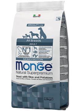 Monge All Breed  Adult с форелью
