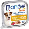 Изображение 1 - Monge Dog Fruit c курицей и малиной кусочки в паштете