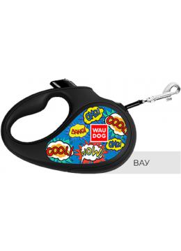 Collar WauDog Рулетка М 5м до 25кг лента