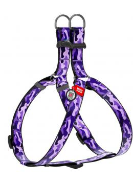 Collar WauDog Nylon Фиолетовый камо нейлоновая шлея