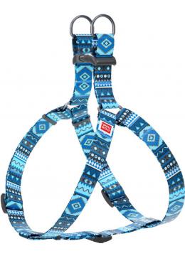 Collar WauDog Nylon Этно синий нейлоновая шлея