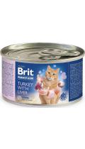 Brit Premium by Nature Cat Индейка с печенью