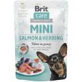 Изображение 1 - Brit Care Mini Филе лосося и сельди в соусе для стерилизованных собак