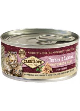Carnilove Kitten Индейка и лосось для котят